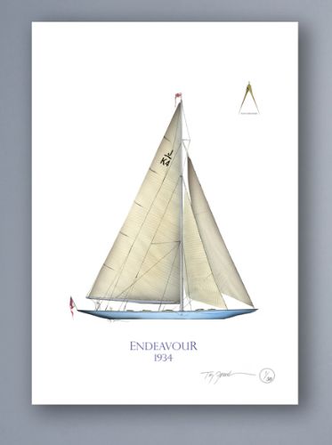 America's Cup Yacht Prints